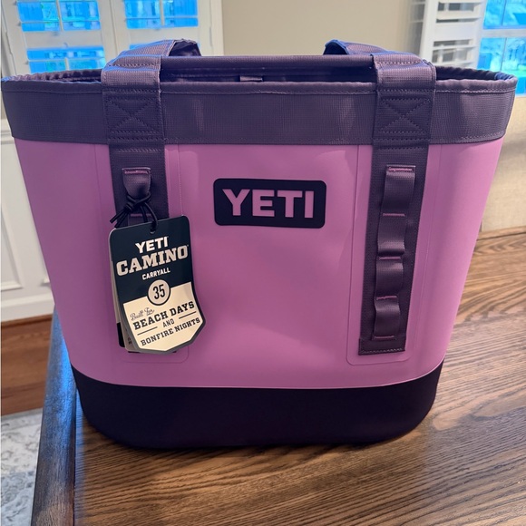 Yeti Handbags - Yeti Camino Carryall 35 in Lavender Pink with Deep Purple Trim